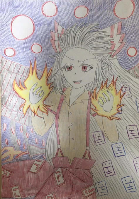 #今月描いた絵を晒そう
東方のも描いたよー!推しの供給がヤバい1ヶ月よ!!!!!!!!!!! 