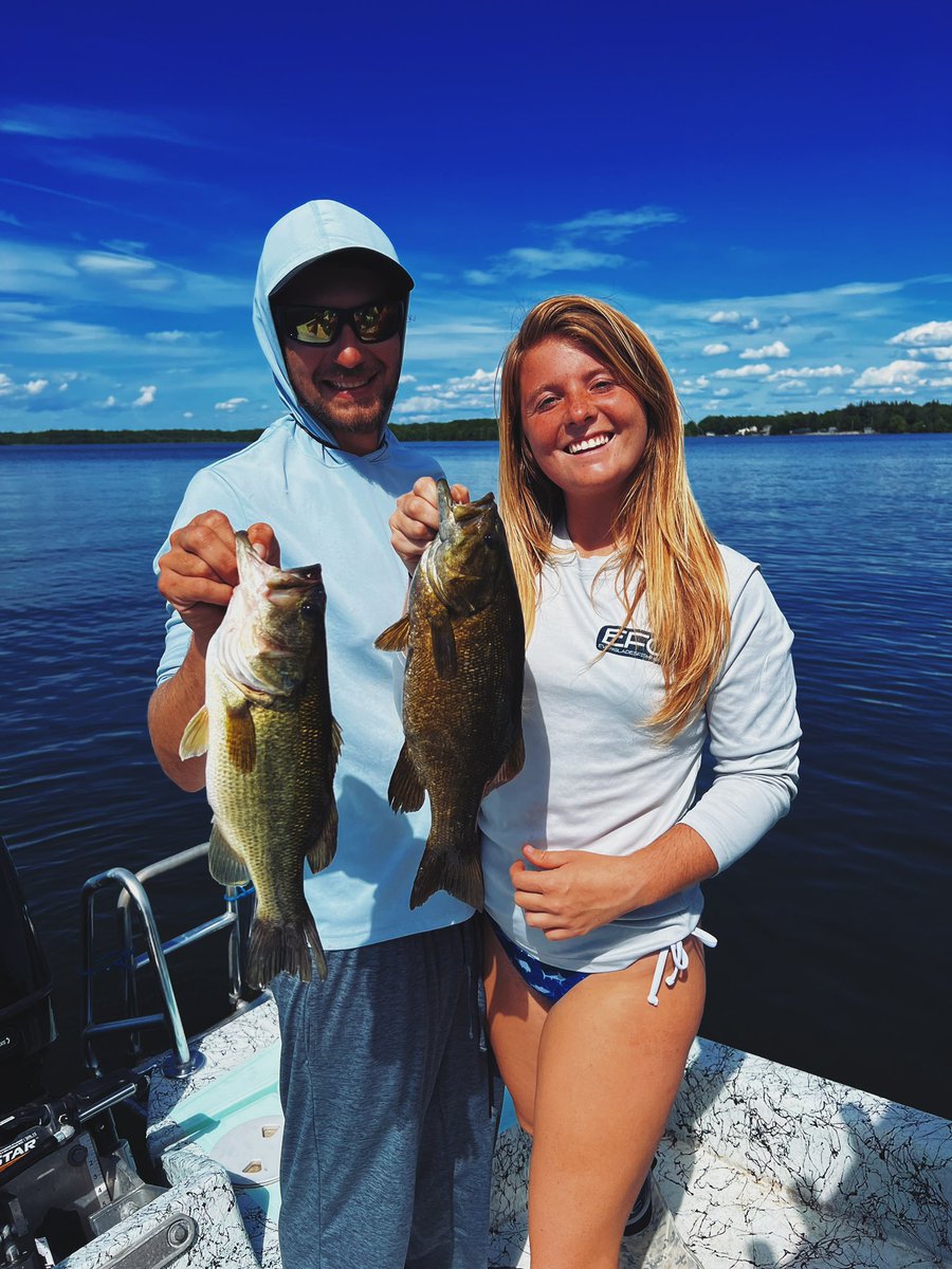 KYoungOutdoors's tweet photo. #TwoforTuesday with your favorite #Vermont fishing duo😍 #ReelVT #ReelVermont #bass #fishing @VermontTourism @BassProShops https://t.co/NusF7CSSrM