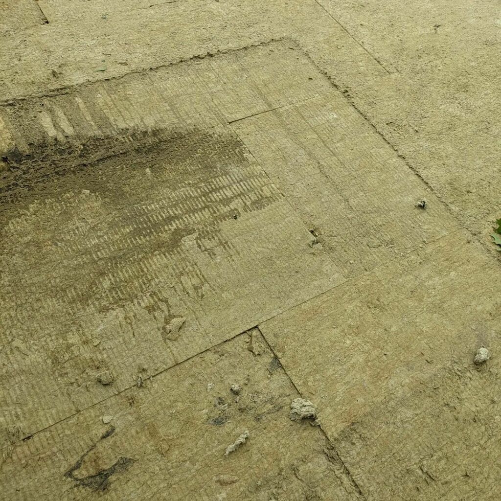 MonticelloHome's tweet photo. Almost forgot this!  Instead of penetrating through the roof with our kitchen hood vent and chancing we land on a standing seam rib, last second decided best to build a raised flat spot for this penetration.  So we marked below, drilled a hole through th… https://t.co/draJHX1hBl https://t.co/h4k4wfXRNC