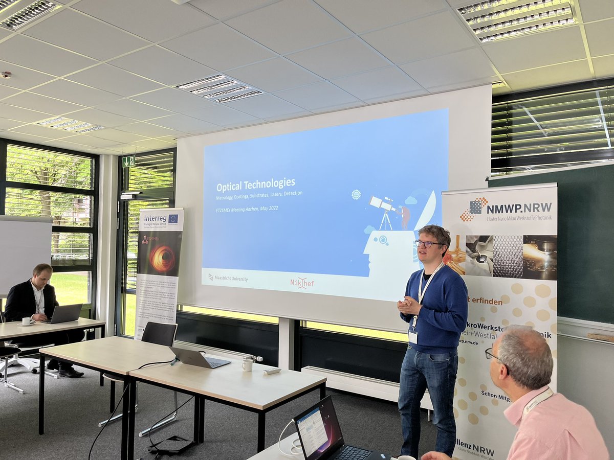 NMWP Management GmbH (@nmwp_management) on Twitter photo Today, <a href="/Cluster_NMWP/">NMWP_NRW</a> , @FraunhoferILT & <a href="/RWTH/">RWTH Aachen</a> had a #workshop & #networking in #Aachen on the topics of "#lasers", "#optics" and "#innovative #coatings" for modern applications such as the "Einstein Telescope". <a href="/InterregEMR/">🇪🇺 Interreg Euregio Meuse-Rhine 🇪🇺</a> #et2smes #hightech Today, <a href="/Cluster_NMWP/">NMWP_NRW</a> , @FraunhoferILT & <a href="/RWTH/">RWTH Aachen</a> had a #workshop & #networking in #Aachen on the topics of "#lasers", "#optics" and "#innovative #coatings" for modern applications such as the "Einstein Telescope". <a href="/InterregEMR/">🇪🇺 Interreg Euregio Meuse-Rhine 🇪🇺</a> #et2smes #hightech