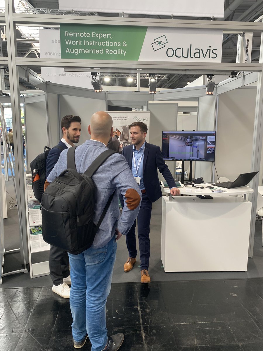 oculavis's tweet photo. Yesterday the most important #event for innovations in #mechanical and plant #engineering, @hannover_messe, has started and we are pleased to welcome you at our booth E039/3 in hall 12. Grab a coffee ☕  and meet our experts to discuss your #remote use cases.

See you! 👋 https://t.co/I7uR5AauhE