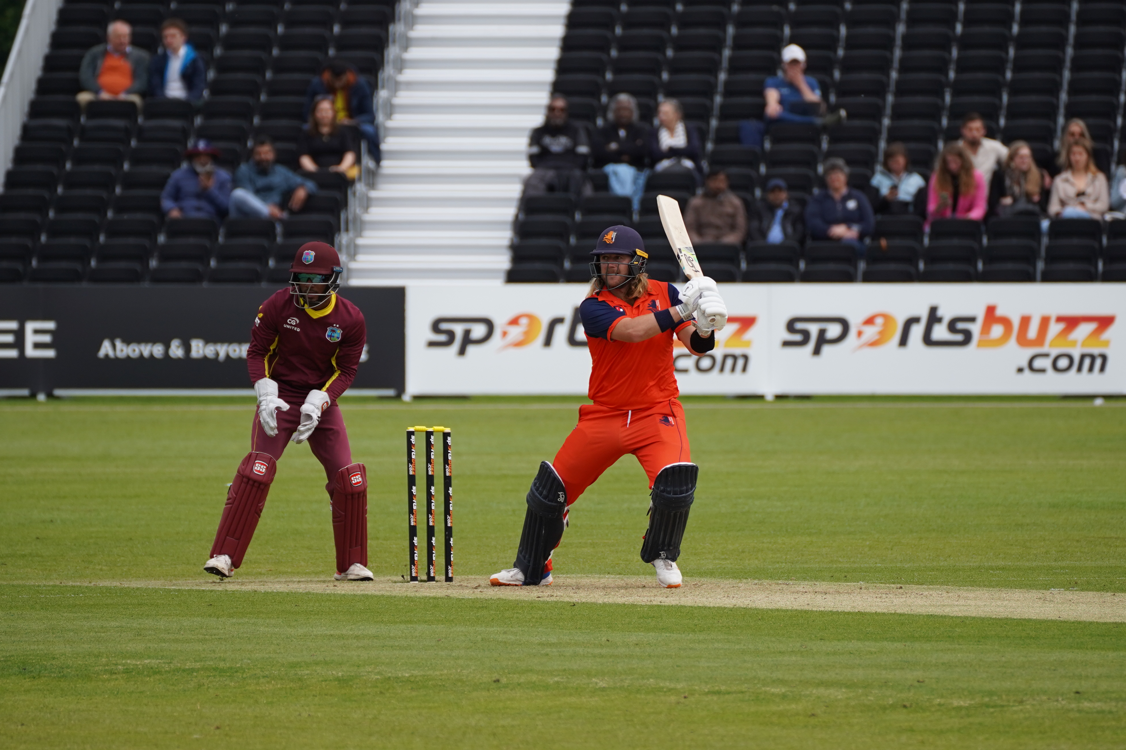 NED vs WI LIVE Score: West Indies chase 241 after Teja Nidamanuru slams HALF-CENTURY to power Netherlands to 240/7- Follow NED vs WI Live updates