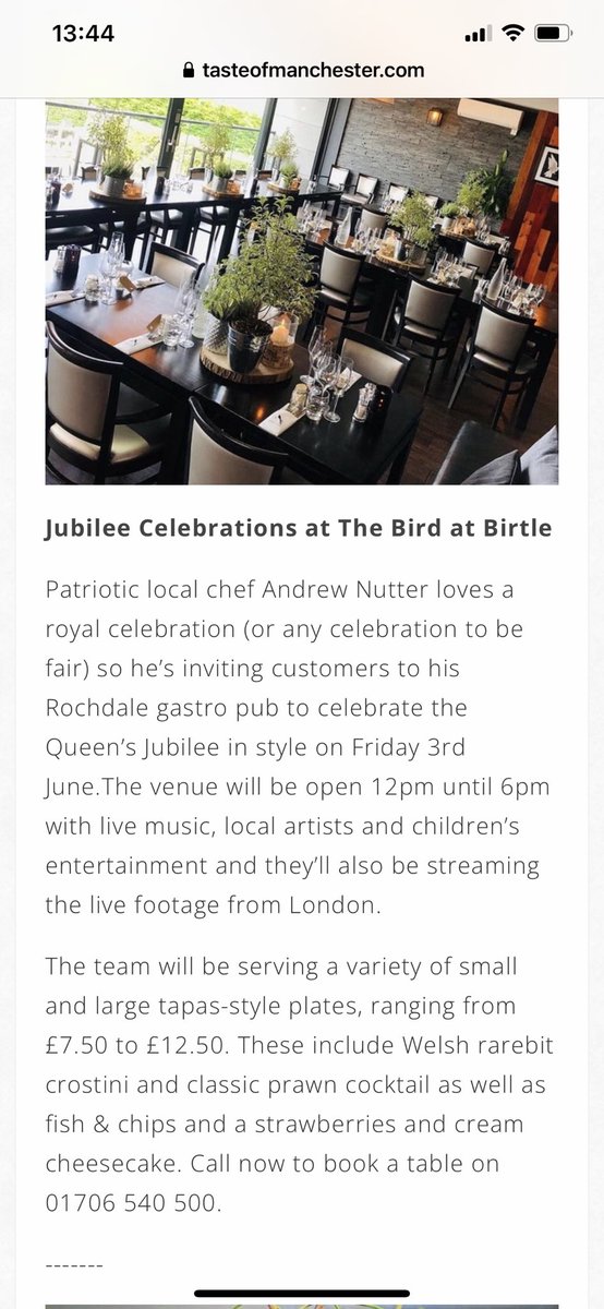 Thanks for the mention <a href="/tastemanchester/">Taste of Manchester</a> 🇬🇧#JubileeCelebrations #QueensJubilee