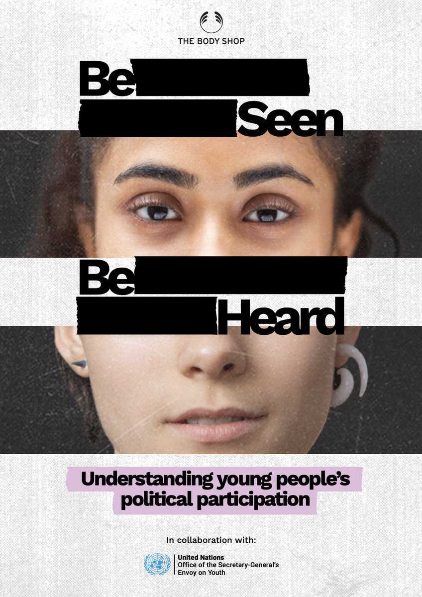 Want to learn about structural barriers that young people face in accessing their right to political participation?

Check out the Be Seen, Be Heard Global Youth Report to explore how we can all contribute to removing such barriers: beseenbeheardcampaign.com