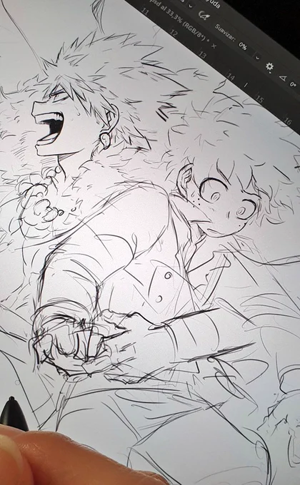 #WIP #workinprogress doing more Bkdk Fantasy AU doodles (i can't stop hihi 🙈)  wanna try to draw more dynamic poses 🙂 let's see if i can finish all for tomorrow or for thrusday 😁 