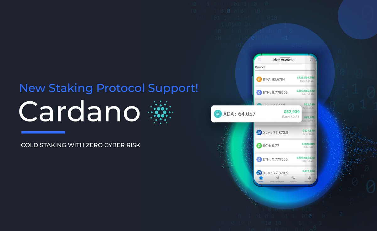 GK8 by Galaxy (@gk8_security) on Twitter photo GK8 supports <a href="/Cardano/">Cardano Community</a> Staking!
Cardano is one of the largest and most scalable proof-of-stake protocols, processing a thousand transactions per second and looking to expand it to over a million by the end of the year. GK8 supports <a href="/Cardano/">Cardano Community</a> Staking!
Cardano is one of the largest and most scalable proof-of-stake protocols, processing a thousand transactions per second and looking to expand it to over a million by the end of the year.