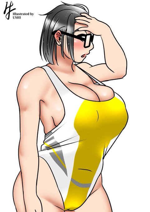 競泳水着伊奈さん。 