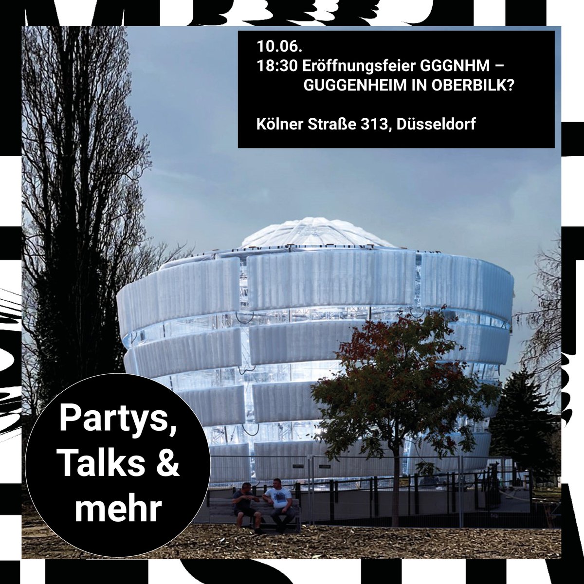 Impulse Theater Festival (@impulse_theater) on Twitter photo ++ Partys, Talks & mehr ++
Was gibt es noch bei uns zu sehen?
10.06. 18:30 Uhr Eröffnungsfeier GGGNHM — GUGGENHEIM IN OBERBILK?
Der Eintritt ist kostenfrei!
Das Rahmenprogramm findet ihr hier: impulsefestival.de/festival/gugge…
<a href="/FFTDuesseldorf/">FFT Düsseldorf</a>
#theater #festival #performance #art ++ Partys, Talks & mehr ++
Was gibt es noch bei uns zu sehen?
10.06. 18:30 Uhr Eröffnungsfeier GGGNHM — GUGGENHEIM IN OBERBILK?
Der Eintritt ist kostenfrei!
Das Rahmenprogramm findet ihr hier: impulsefestival.de/festival/gugge…
<a href="/FFTDuesseldorf/">FFT Düsseldorf</a>
#theater #festival #performance #art
