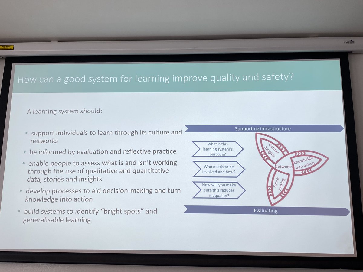 Demystifying learning systems - find out more on our @ihubscot site. Learn fast, act fast…@michaelcn67 @Scooter1977OTon @JohnHardenED #SPSP247 @SPSP_AcuteAdult @online_his How can you further build upon and develop your local learning system to improve?

ihub.scot/improvement-pr…
