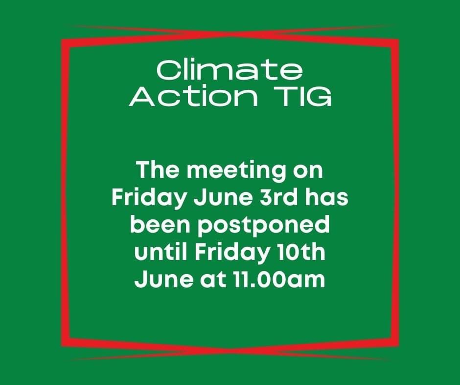 Date for your diaries #climate