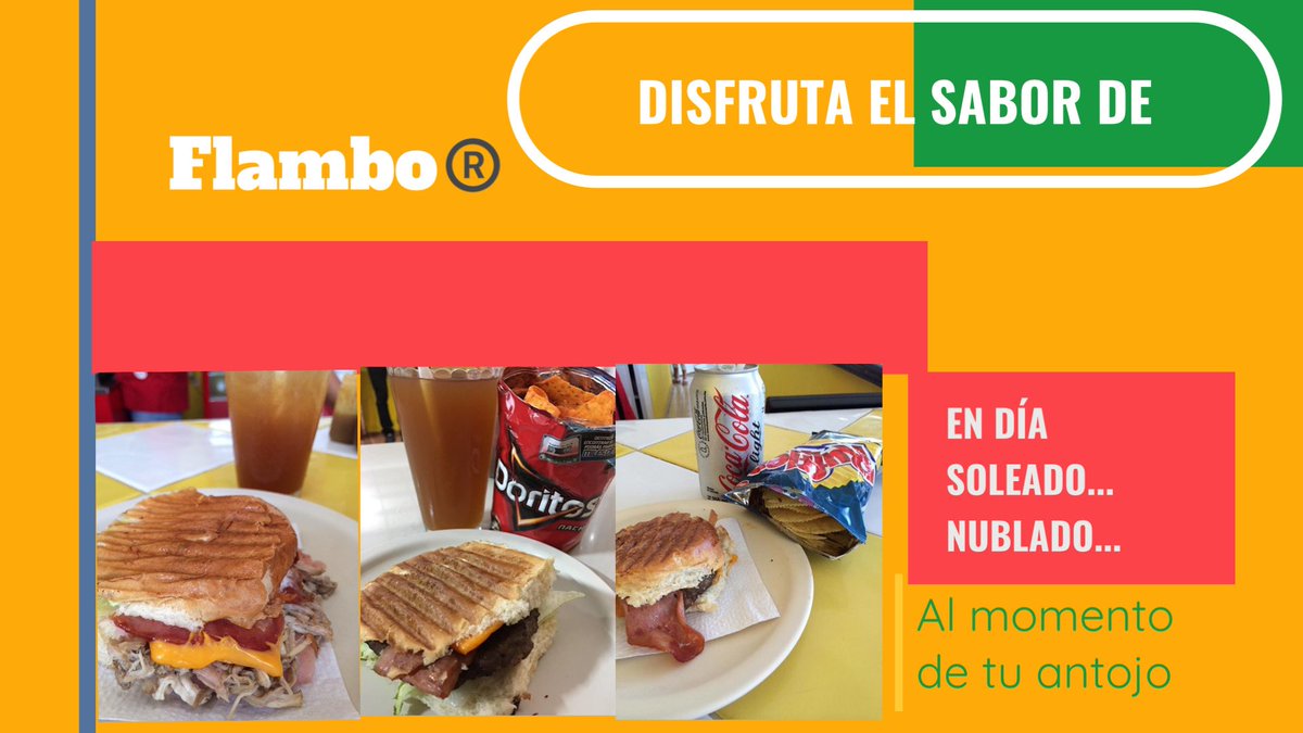 FlamboMX's tweet photo. ¡Buenos días! Te esperamos.
#AlMomentoDeTuAntojo #SoyFlamboFan https://t.co/MqDfLpXswk