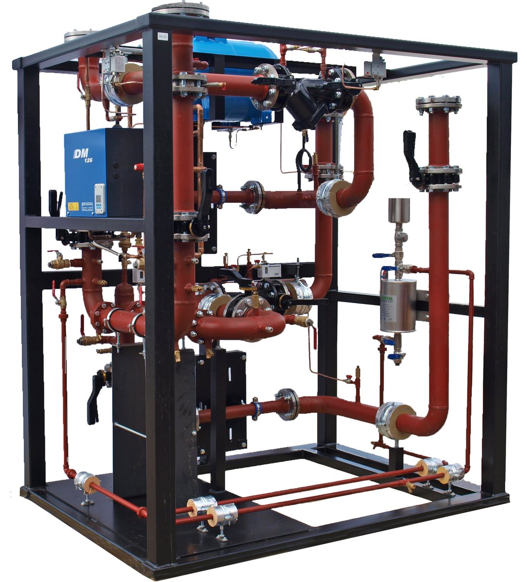 Flowmechltd's tweet image. Three more skid packages from Flow Mech ready for dispatch for a prestigious London project. #Flowmechltd #TuesdayMotivaton