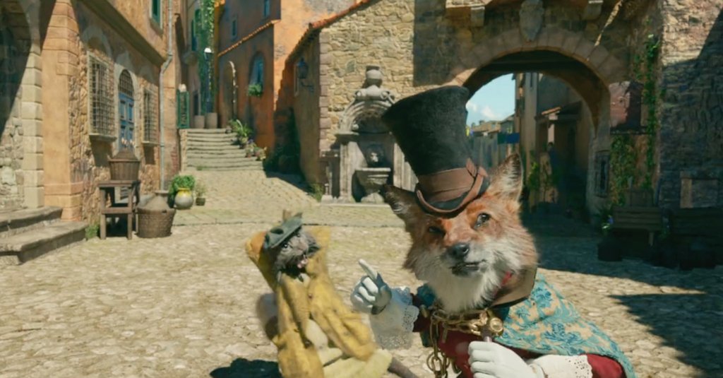【世界で1枚 激レア】映画ピノキオ　ファウルフェローとギデオンのドローイング J ワシントン ファウルフェロー フィギュア ディズニー 映画