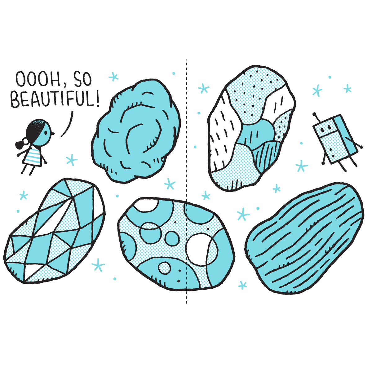 Some pics from the tiny, self-assembly comic book I made for Sunday's @nytkids section:
1. A page
2. The opening sequence
3. A spread
4. The two sides of the page as they appeared in the newspaper.