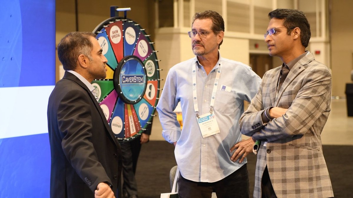 Dr. Kella from The Urology Place in San Antonio, TX discussing his experiences as a CaverStem provider with physicians at AUA 2022.