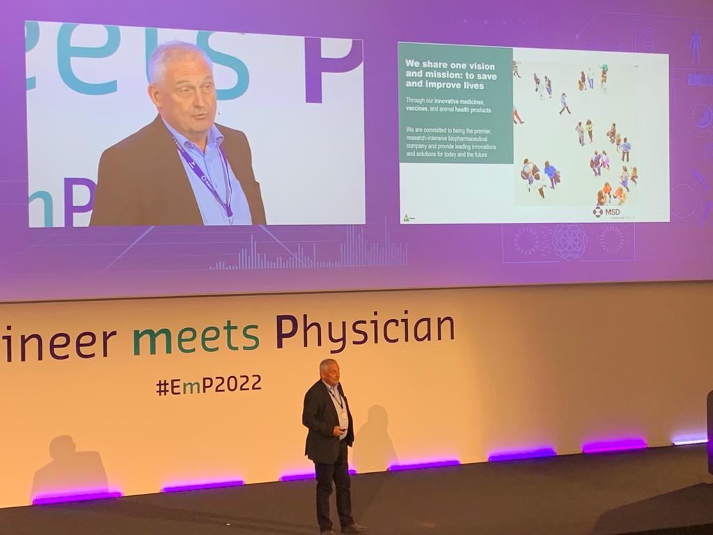 [EN] Today kicked off the #EmP2022 conference and MSD Belgium was represented by An-Sofie Schelpe's abstract &amp; Jan Vertriest's speech on "Read world data for research, better patient outcomes &amp; sustainable healthcare".

Full program here: lnkd.in/dPUuRjN8