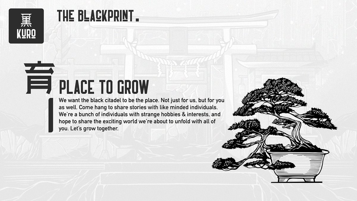 kuronftworld's tweet photo. Deep inside the Citadel, we have our minds laid out for our shared future of Kuro NFT World. 

We're calling it The Blackprint. 

Projects may come and go, but a brand will grow. 

Join us. Let's go #BackToBlack. 

#solana #solananfts #solanasummer https://t.co/RlSnZtick3