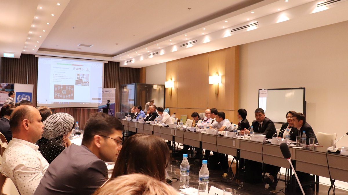 KShalabay's tweet photo. Pleased to speak at one of the panel discussions at 🇹🇯 Tajikistan's first #ZeroCarbon Forum held today in Dushanbe, where we shared on our Frankfurt School experience in sustainable financing and the practical tools necessary for the development of green tourism. 📗🤝 @UNDPTJK https://t.co/08emAM1TGz