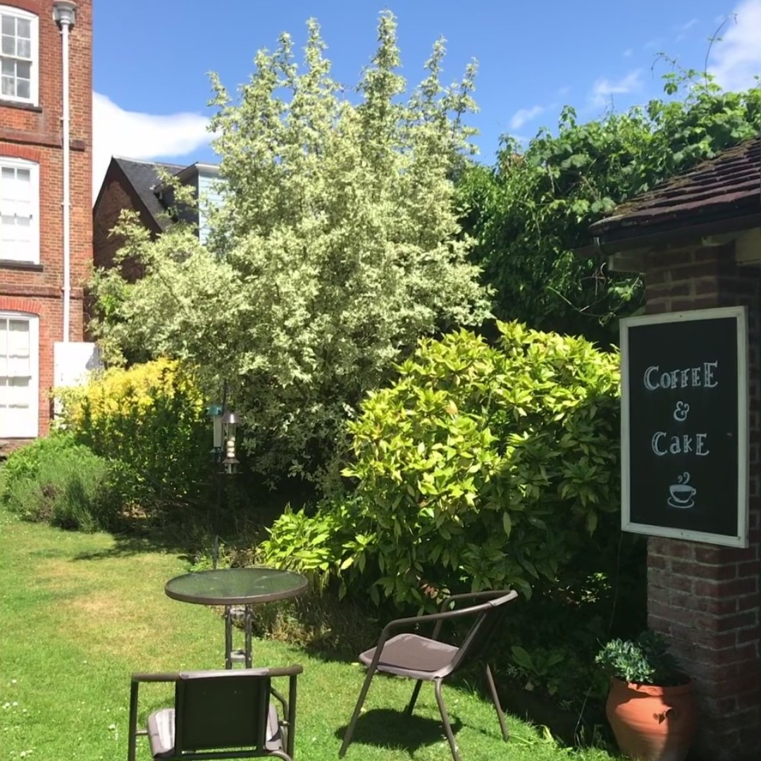 Our pop-up café will be open 10am-1pm on Wednesday and Thursday this week -  stop by for coffee and cake in our beautiful garden!