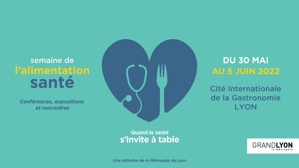 ONLYLYON_B2B's tweet image. #SemaineAlimentationSanté
RDV jusqu’au 5 juin à la @ciglyon pour une semaine de conférences et de rencontres autour de l&apos;#alimentation #santé.

Programme et inscription👉bit.ly/3NyjU1s