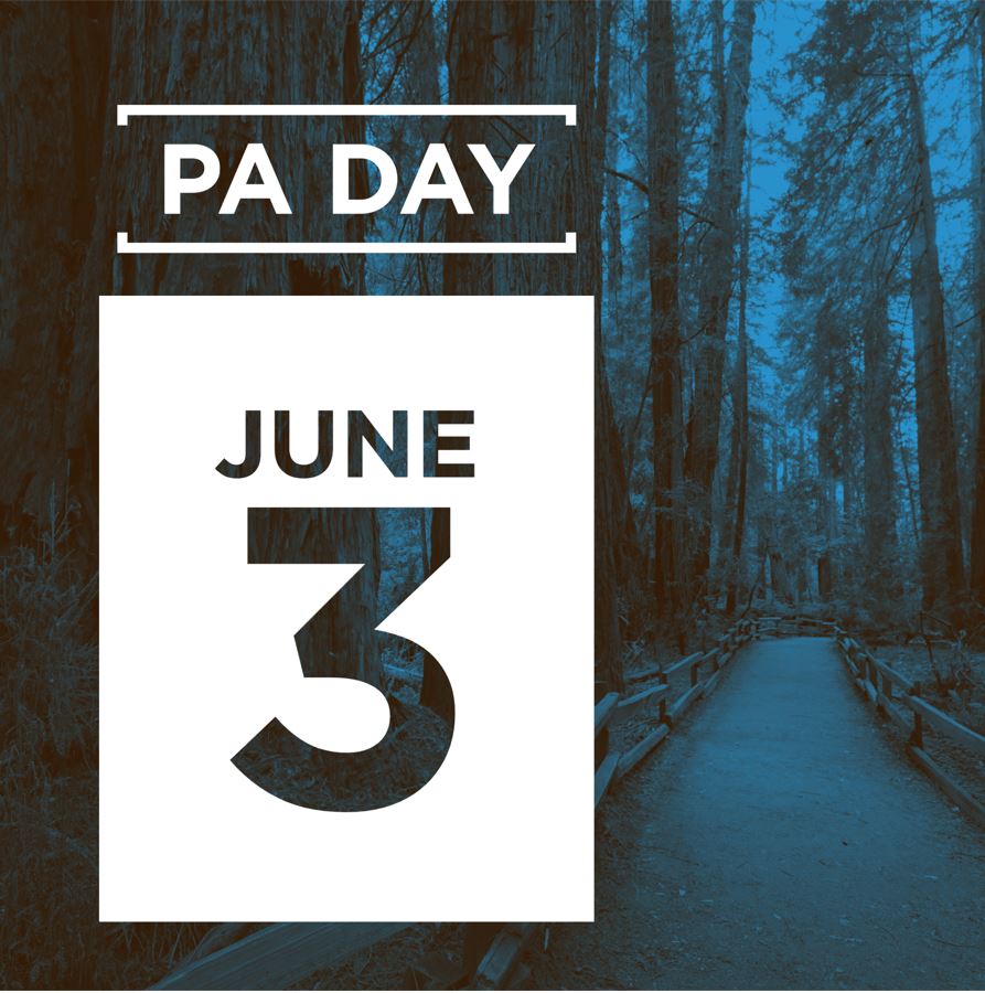 A friendly reminder this Friday, June 3 is a PA day for SCDSB elementary students!

ℹ️ Please refer to the approved 2021-22 School Year Calendar for more information: bit.ly/2ZbxNyI