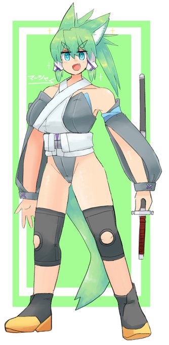 農業街のバトルノーカ、マーシャちゃん。
身長180㎝!でっか。おっぱいもでかい。
身長のでかさがコンプレックスだけど、戦う時はそれが活きるので、普段(2枚目)とギャップがある。 