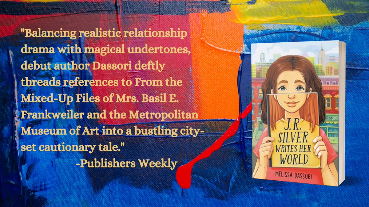 J.R. SILVER WRITES HER WORLD got a great review from @PublishersWkly!
publishersweekly.com/9780316331456
#22debuts #christyottavianobooks #mglit #summerreading