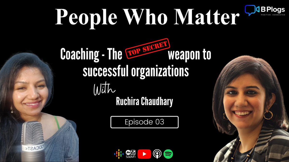 Learn all about the innovative techniques, the power of strategic execution, staying incharge of dynamic teams from author of 'Coaching the secret code to uncommon leadership', An award winning coach @AskRuchira Catch the full Podcast episode here - bit.ly/3lZZNxg