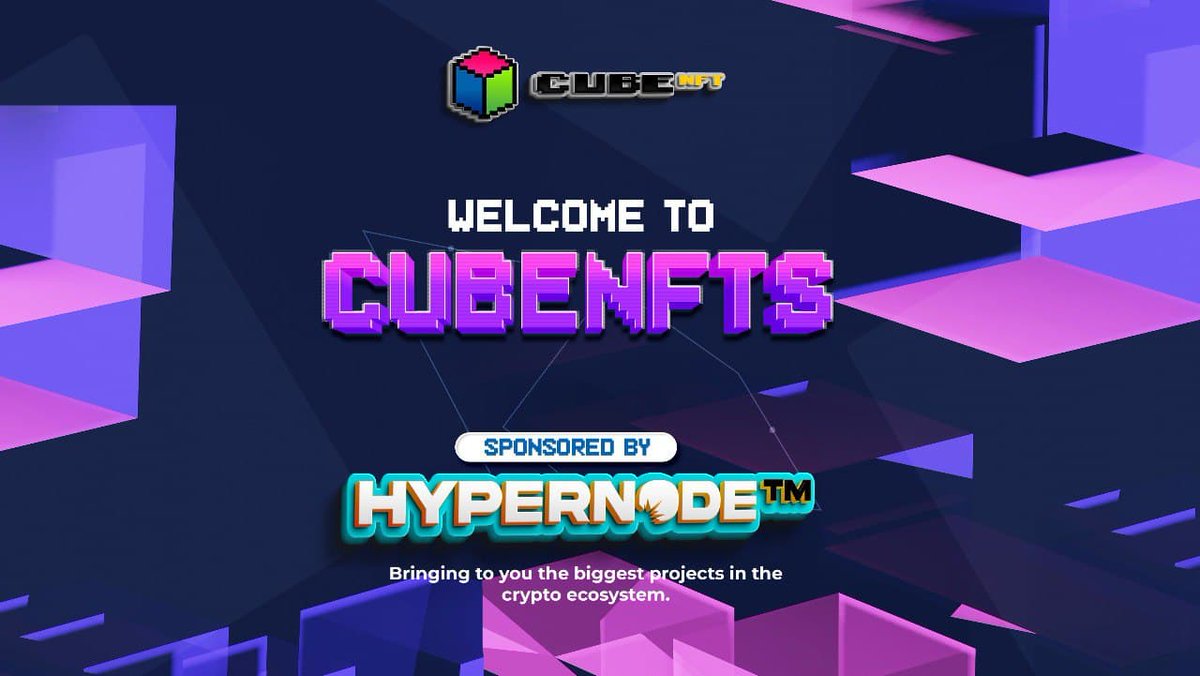 BookPromotion2's tweet image. Join to win 200$ in our airdrop and referral program. Visit our website cubnft.net and follow us on Twitter  @TheHouseOfNodes Telegram @HouseOfNode
#cryptocurrency #cryptotrader #cryptoinvestor  #cryptomarket  #Ethereum #Bitcoin #BNB #Solana #Polygon #blockchain