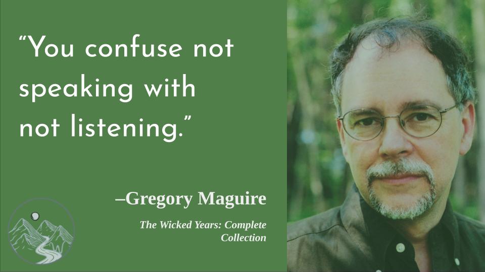 Such bald cynicism and wonder become you. Happy birthday, Gregory Maguire! 