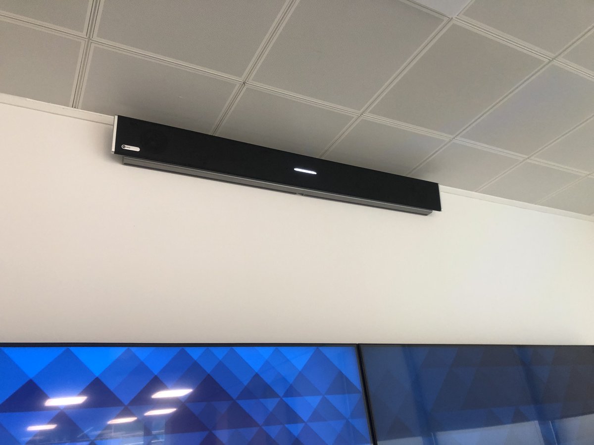 RapidTechToday's tweet photo. Another successful install by #TeamRapid. This customer opted for a dual 75" SAMSUNG display with a wall mounted Logitech Tap &amp; Logitech Rally camera, completed with a Nureva Inc. HDL300 Audio Conferencing System.

#digitaltransformation #meetingroomtechnology  #logitech #nureva https://t.co/tarVM3Ppdg