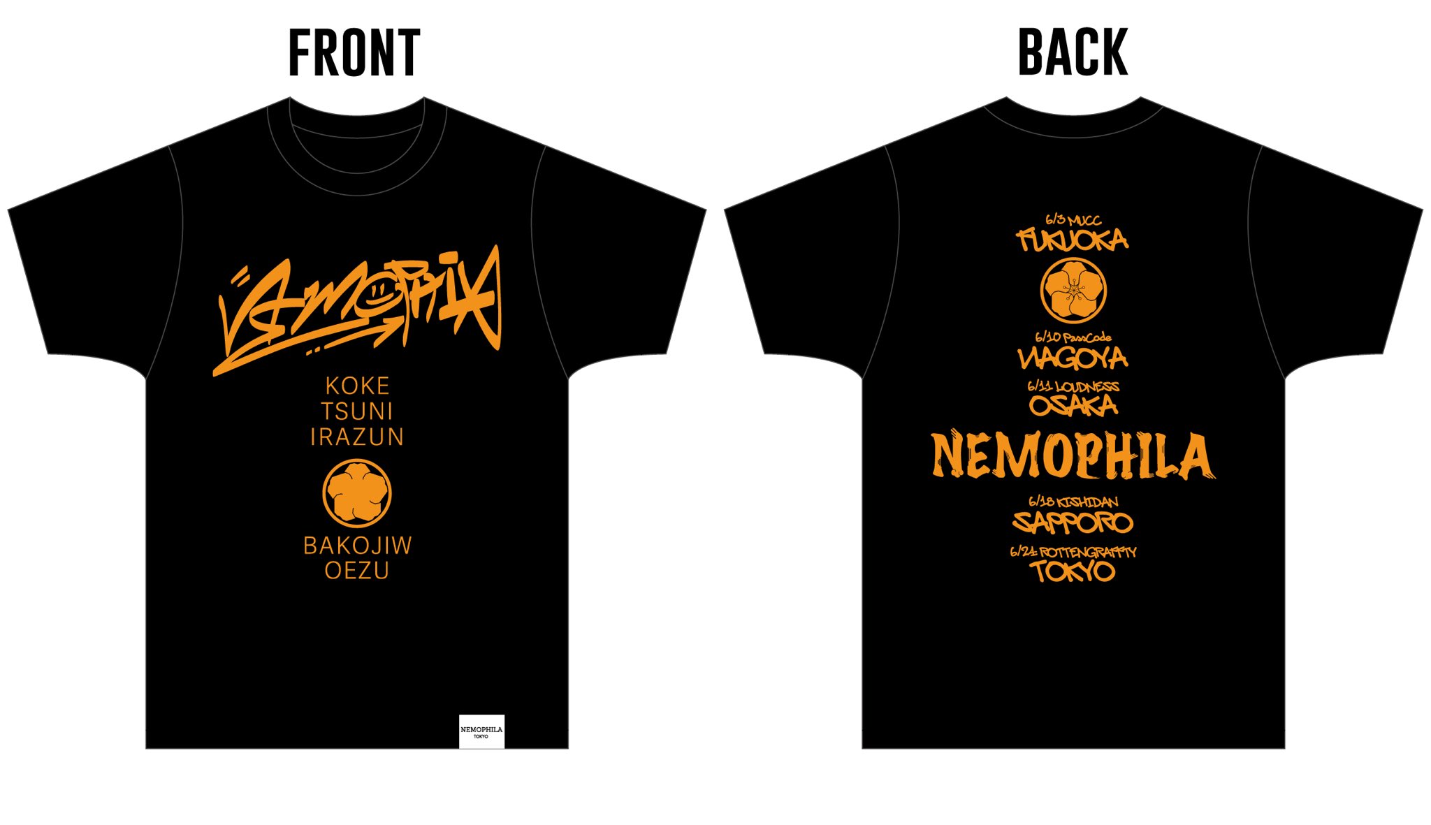 NEMOPHILA x LOUDNESSコラボTシャツ 格安 通販 公式 NEMOPHILA x LOUDNESSコラボTシャツ 格安 通販 公式