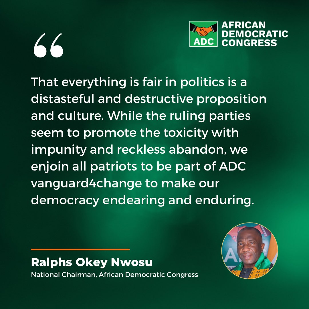 OchiJnr's tweet image. Couldn’t have said it any better. This is exactly what @MoghaluKingsley has been harping on all these years. Thank you @OkeyRalphs National Chairman of @ADCNig @adc_dn for your position on this crucial matter.

#ADCfied 
#ADCTransformation
#Moghalu4President 
@moghalu4nigeria