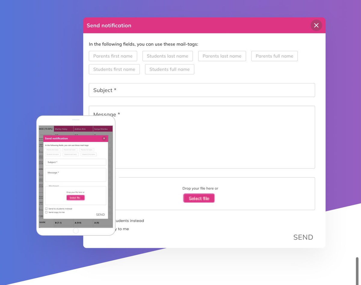 SledStudio's tweet image. Gain control of all your internal and external communications through Sled Studio and send targeted messages to students, parents, teachers and associated contacts from one centrally managed module in a safe environment.