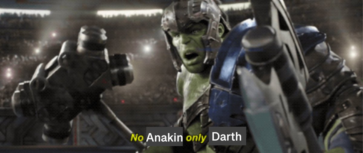 #Kenobi when he sees Anakin again