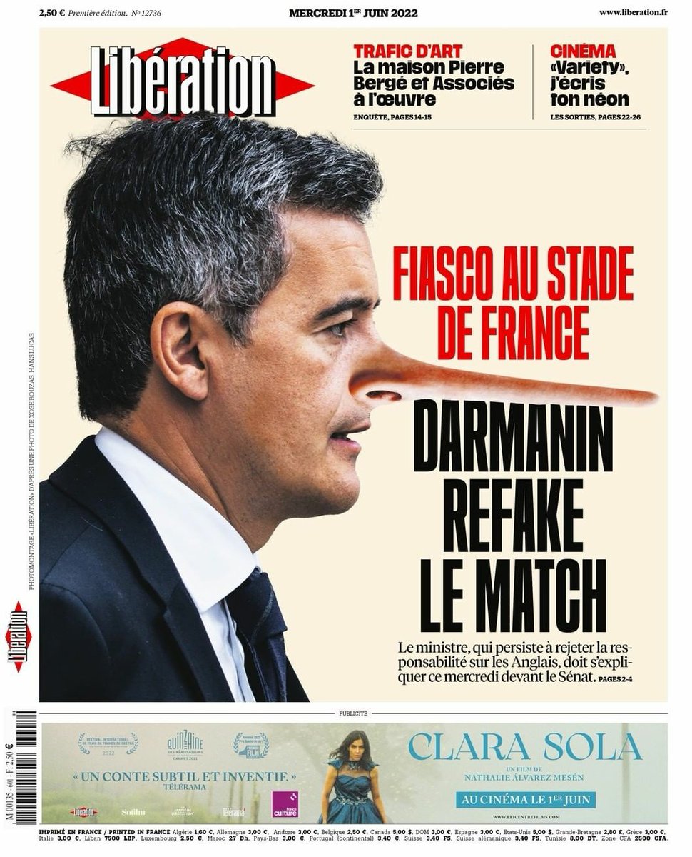 MTKS75's tweet photo. Puisque que l'on dit que c'est la faute aux #Britishs !
#Bullshit #Darmanin https://t.co/uLLuDaEld1