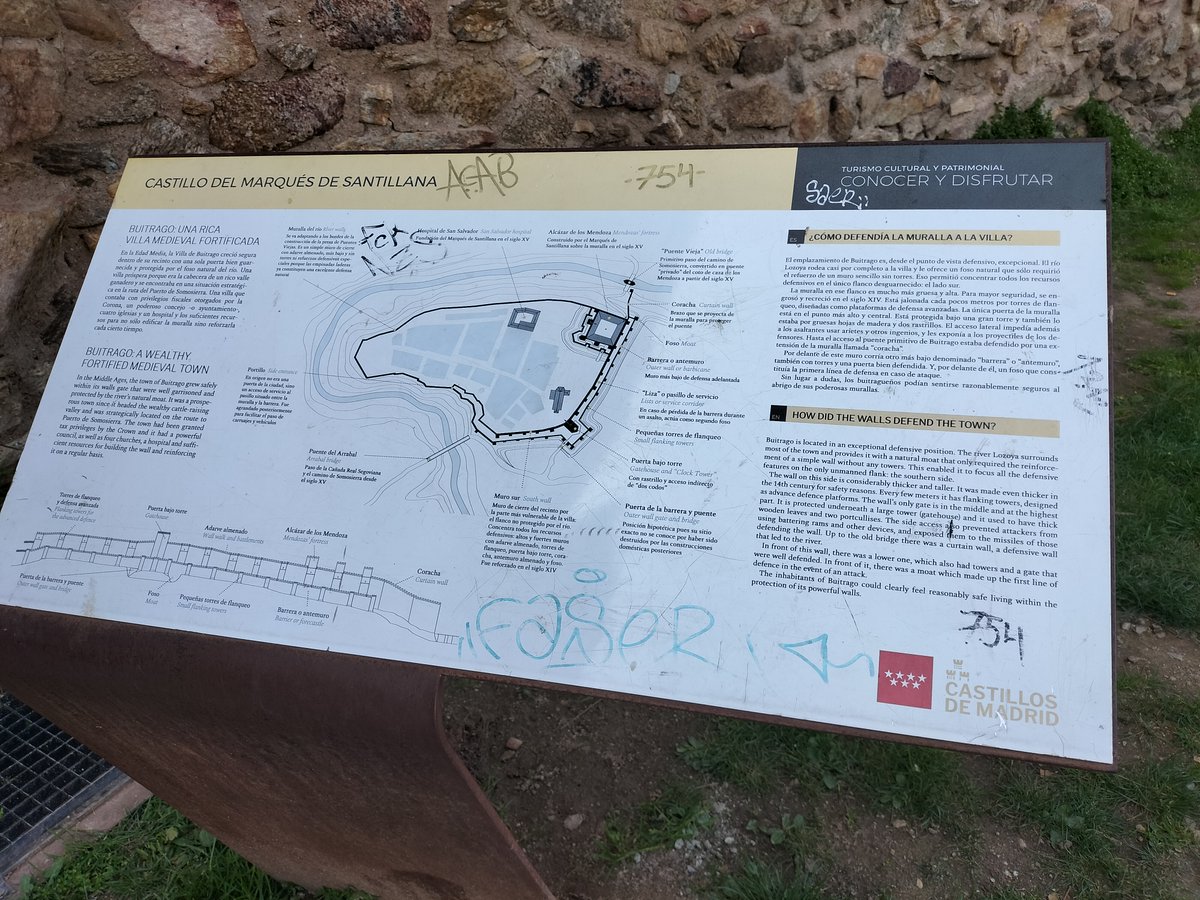 gomis_veronica's tweet photo. último punto de interés literario en nuestra ruta: el castillo del marqués de Santillana en la localidad de Buitrago de Lozoya #INVTICUA22 https://t.co/fqF6hw06qg