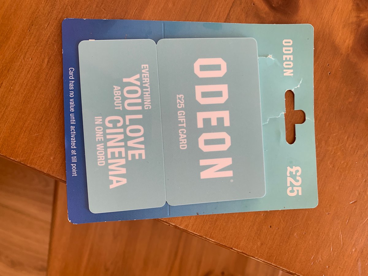 Gutted-Odeon won’t extend our gift voucher. Hmm maybe there’s a good reason we haven’t been to the cinema during the last 2 yrs 🙄🤨 so we’ve lost £25! Guess we won’t be seeing Top Gun this half term 💰💰why do gift cards expire anyway? <a href="/ODEONHelp/">ODEON Help</a> <a href="/ODEONCinemas/">ODEON</a> #TopGunMaverick 😓