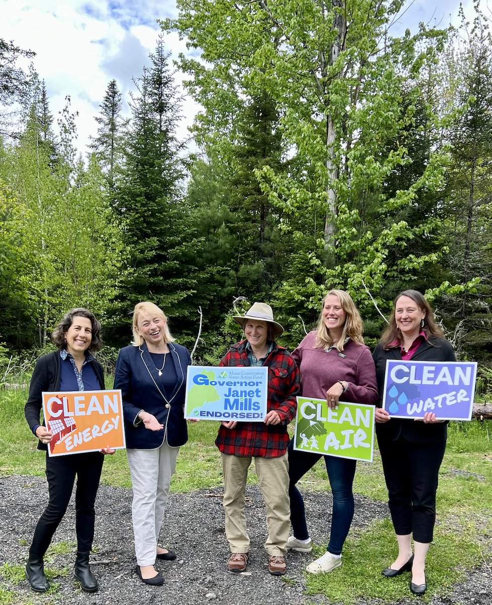 The <a href="/MCVoters/">Maine Conservation Voters</a> Action Fund is proud to endorse Governor Janet Mills for re-election!

Under the leadership of <a href="/GovJanetMills/">Governor Janet Mills</a>, we will continue to protect our lands and waters while advancing clean, renewable energy.

#MEPolitics #MaineWontWait