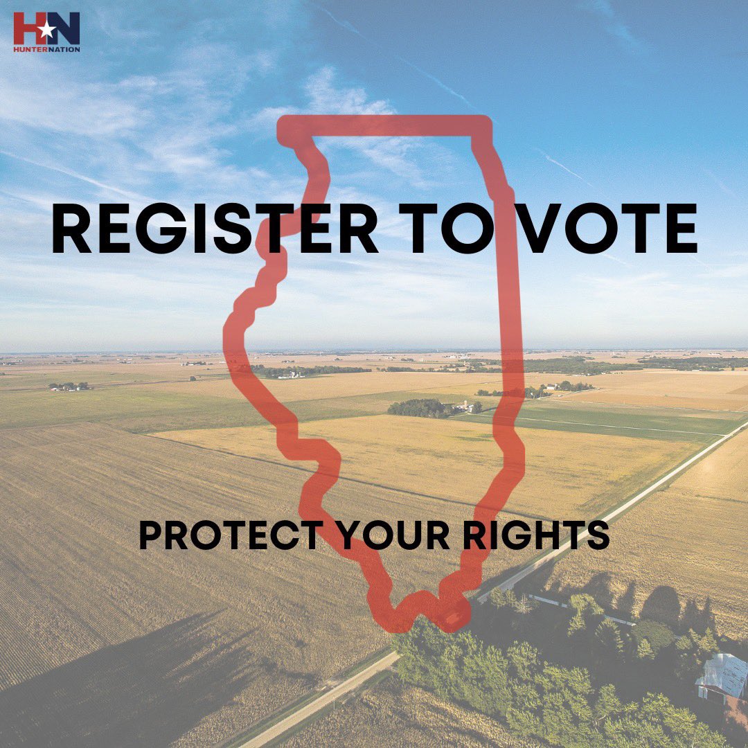 HuntTheVote's tweet photo. Help us fight to defend our way of life and preserve our sacred hunting traditions. Residents of Illinois have until the end of the day to register for the primary election this year. For more information visit our Illinois voter information page.
https://t.co/npEd1mBrdE https://t.co/1tLfxB8mO7