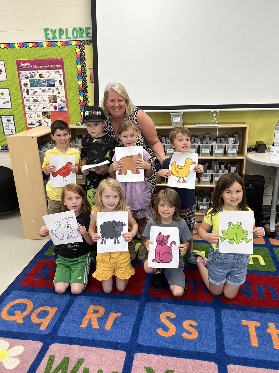 So fun to read a reader’s theater of Brown Brown Bear, What Do You See? with the kindergarten students at Cherokee School. #sohappytobehere #cherokeeinspires #findingjoy <a href="/franksenreads67/">Traci Franksen</a> <a href="/LJacksonReads/">Laura Jackson</a> <a href="/KisselburgJ67/">Jenny Kisselburg</a> <a href="/pietraszewski67/">Nikki Pietraszewski</a> <a href="/binnsD67/">Jenna Binns</a> <a href="/jbodine67/">Jennie Bodine</a>