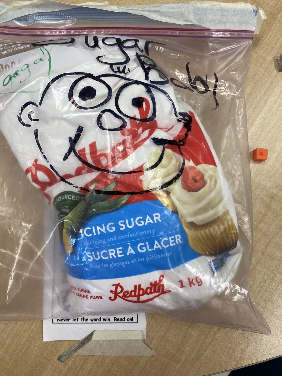 Meet Sugar Baby coming in at  1 kilogram and Gertie Gram coming in at 1 gram. The Top Dog gets to carry each around all day to help give our Groovy Grade 1´s a frame of reference to use when comparing the weight of different objects.😁
<a href="/NicoleFurfaro2/">Nicole Furfaro</a> 
<a href="/FalconFeat/">St. Francis</a>