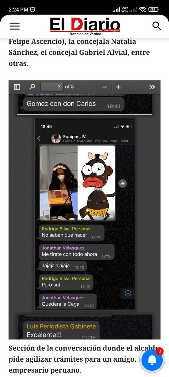 El alcalde <a href="/jonathanplan9/">Jonathan Velásquez</a> nuevamente muestra su racismo y el de su equipo más cercano. Espero que esto abra los más profundos debates sobre la política persecutoria y criminalizadora que tiene sobre la migración y la pobreza. Más de lo mismo su plan 9 #Antofagasta