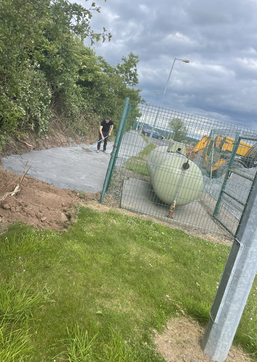 DLSGAA's tweet photo. Great work underway on extension of our walkway… 

We are currently working hard to complete the floodlit training pitch, the #walkway &amp; #hurling wall…

If you are not a member of the Gracedieu Scheme, we’d like to ask you to consider &amp; help us complete the development ⚪️🔴 https://t.co/a2ZzC8daTy