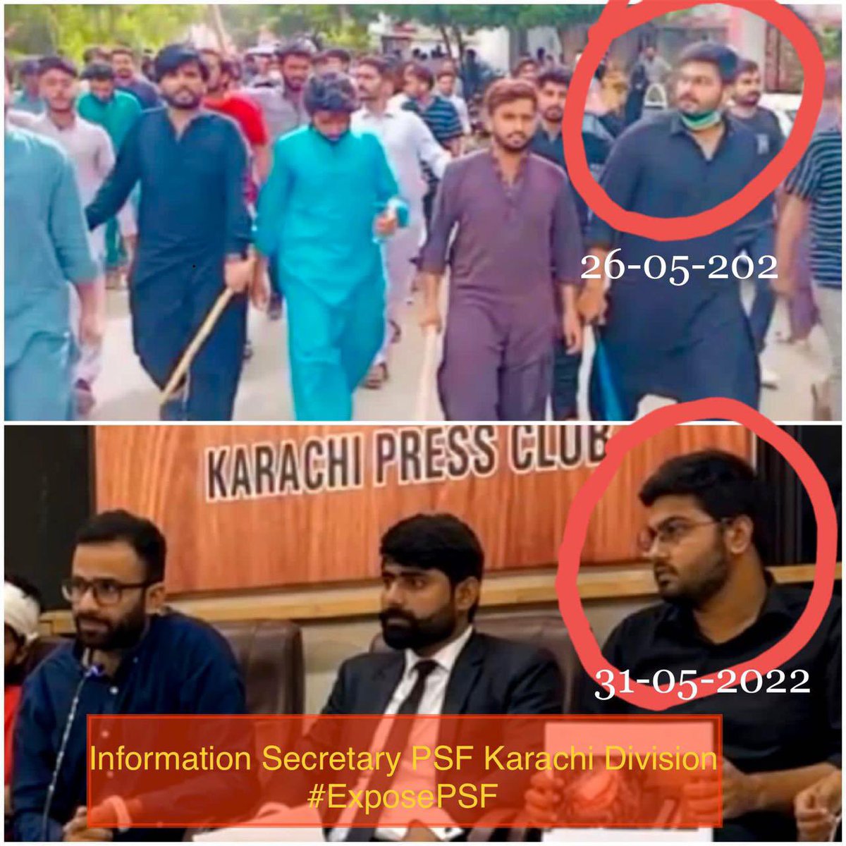 AabishSiddiqui's tweet photo. @BBhuttoZardari &amp; @PPP_Org  goons are exposed, PSF leadership attacks on @JamiatPK students in #JPMC Karachi. #PPPAttacksJPMC #BanPSF #SaveKarachi #RestoreStudentUnion https://t.co/ehD1iLZA2u