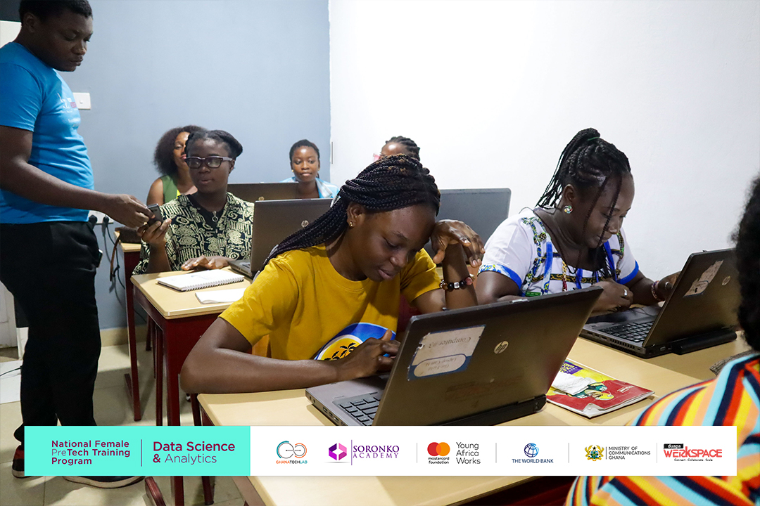 DuapaWerkspace's tweet image. DAY 7- National Female Pretech Training Program
DATA SCIENCE &amp;amp; ANALYSIS

Our trainees today continued with the study of Python training looking at Loops and Conditional statements.
 
#youngafricaworks #pretechskills #gtlimpact #soronkoimpact #DuapaImpact
