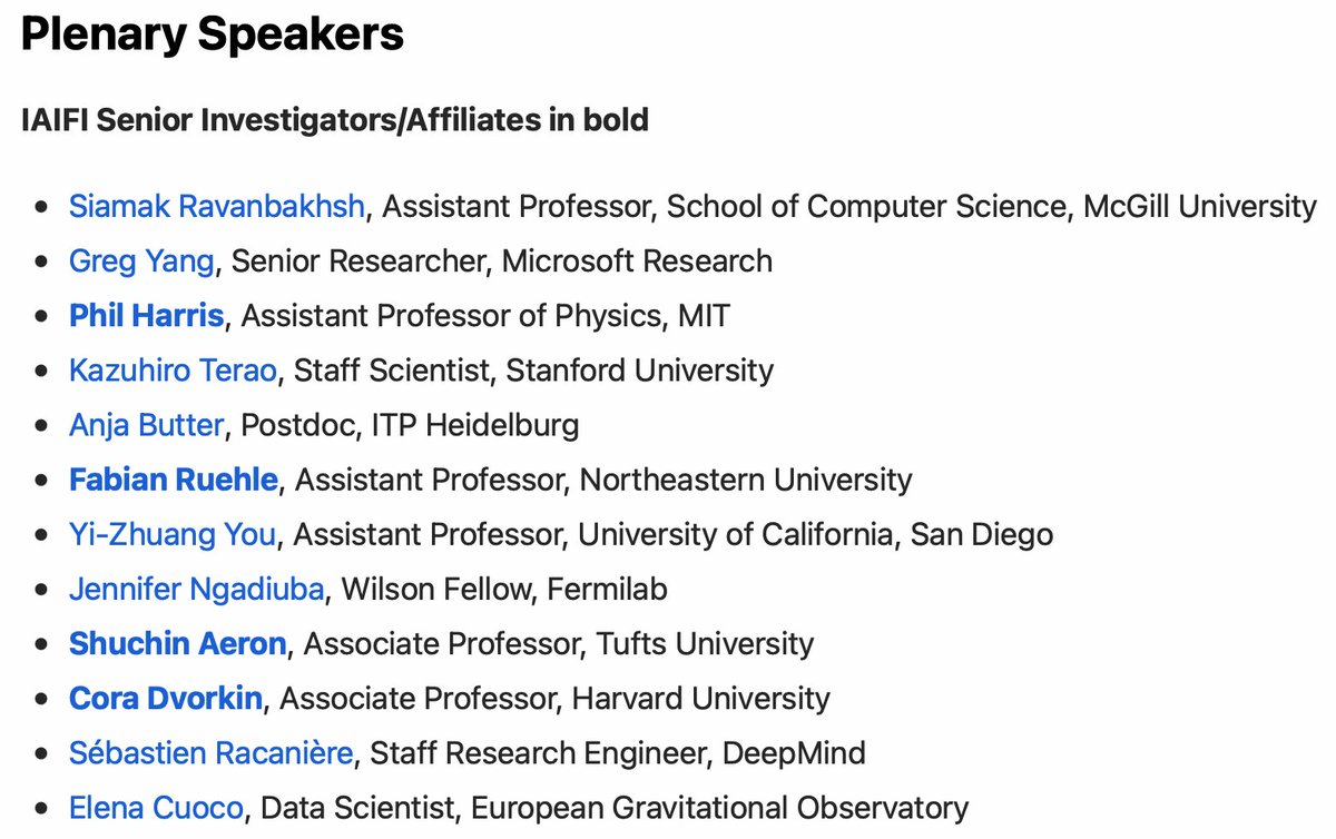iaifi_news's tweet photo. Did you register yet for the IAIFI Summer Workshop? Join leaders at the intersection of physics and AI at Tufts University on August 8-9. Register for in-person attendance ($200 registration fee): https://t.co/pEzeTuN1nd or virtual: https://t.co/j46f5NxA8N https://t.co/xEpXQ43P58