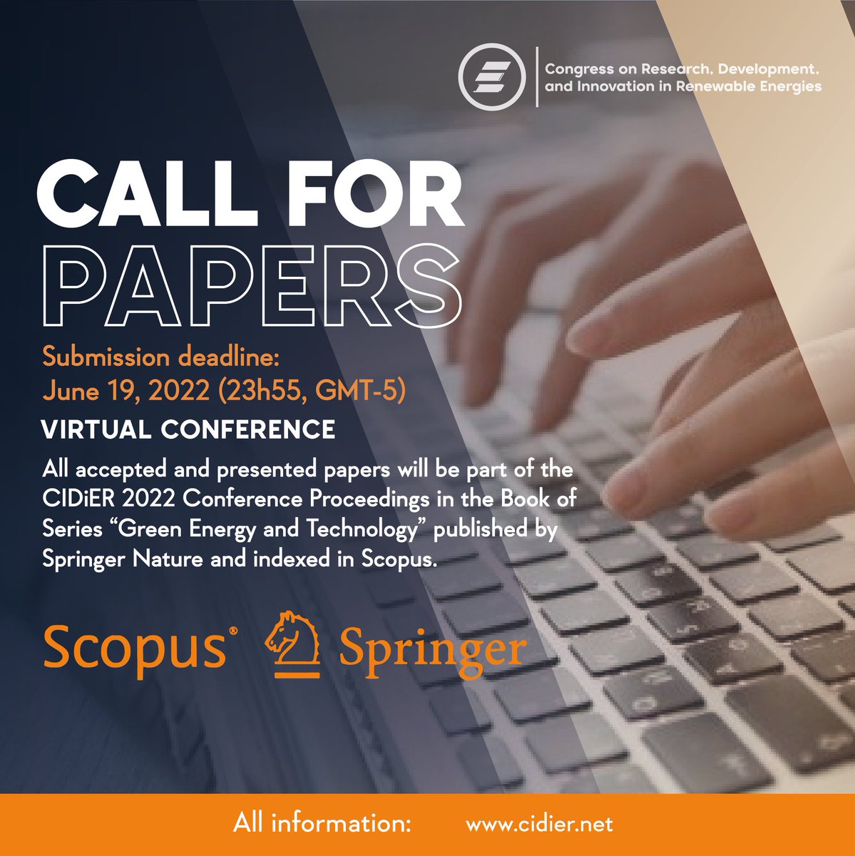 maus_s's tweet photo. Aún estamos recibiendo artículos para https://t.co/2A7rV4NQsZ evento sobre investigación, desarrollo e innovación en Energías Renovables. Los papers aceptados y presentados serán publicados en el conference proceedings indexado a Scopus. Favor RT @ABREC_ec @AepeaE @delriojantonio https://t.co/5jrr6Yqf5I