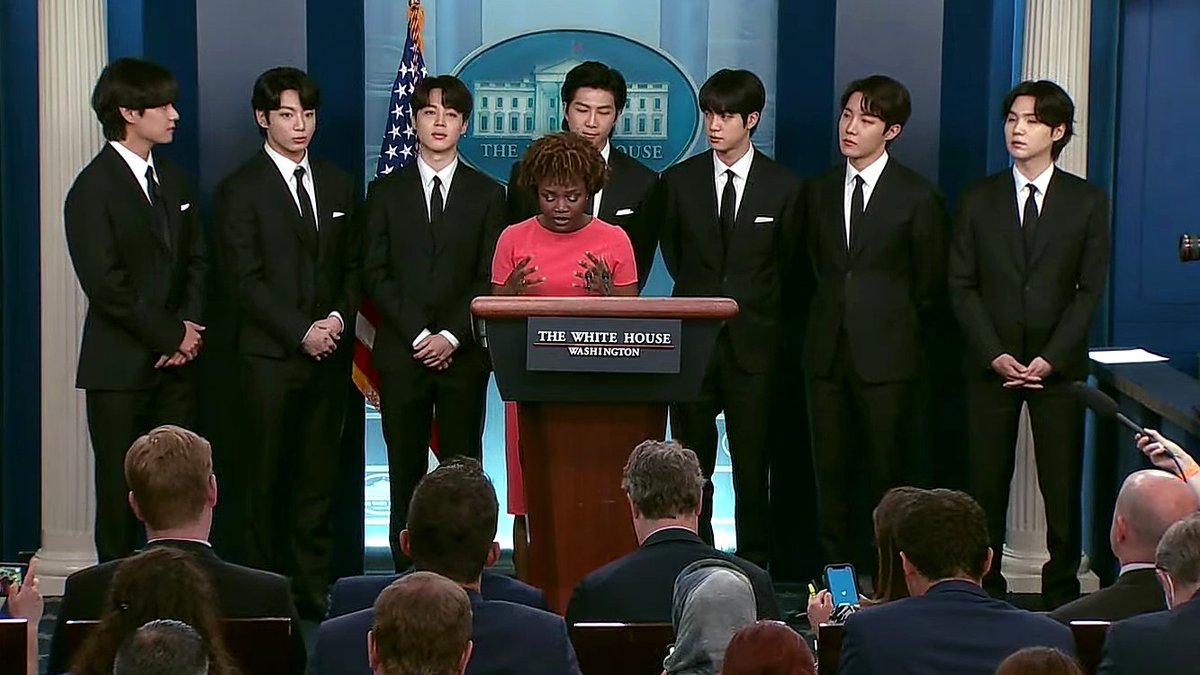 BIGHIT_INFO's tweet photo. BTS at The White House https://t.co/mDpWnnTiAD