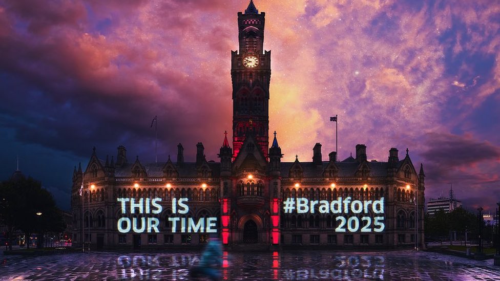jeeves_paul's tweet photo. Congratulations, Bradford! Richly deserved, and a brilliant bid that totally deserves to win. And the #ukcityofculture returns to #Yorkshire for a second time in less than a decade. @Bradford2025 #CityofCulture2025 https://t.co/xj5Nxcfpuq